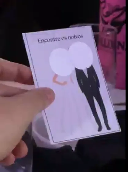 Capa de Raspadinha de casamento